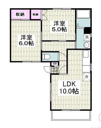 メゾンＹＯＵの物件間取画像